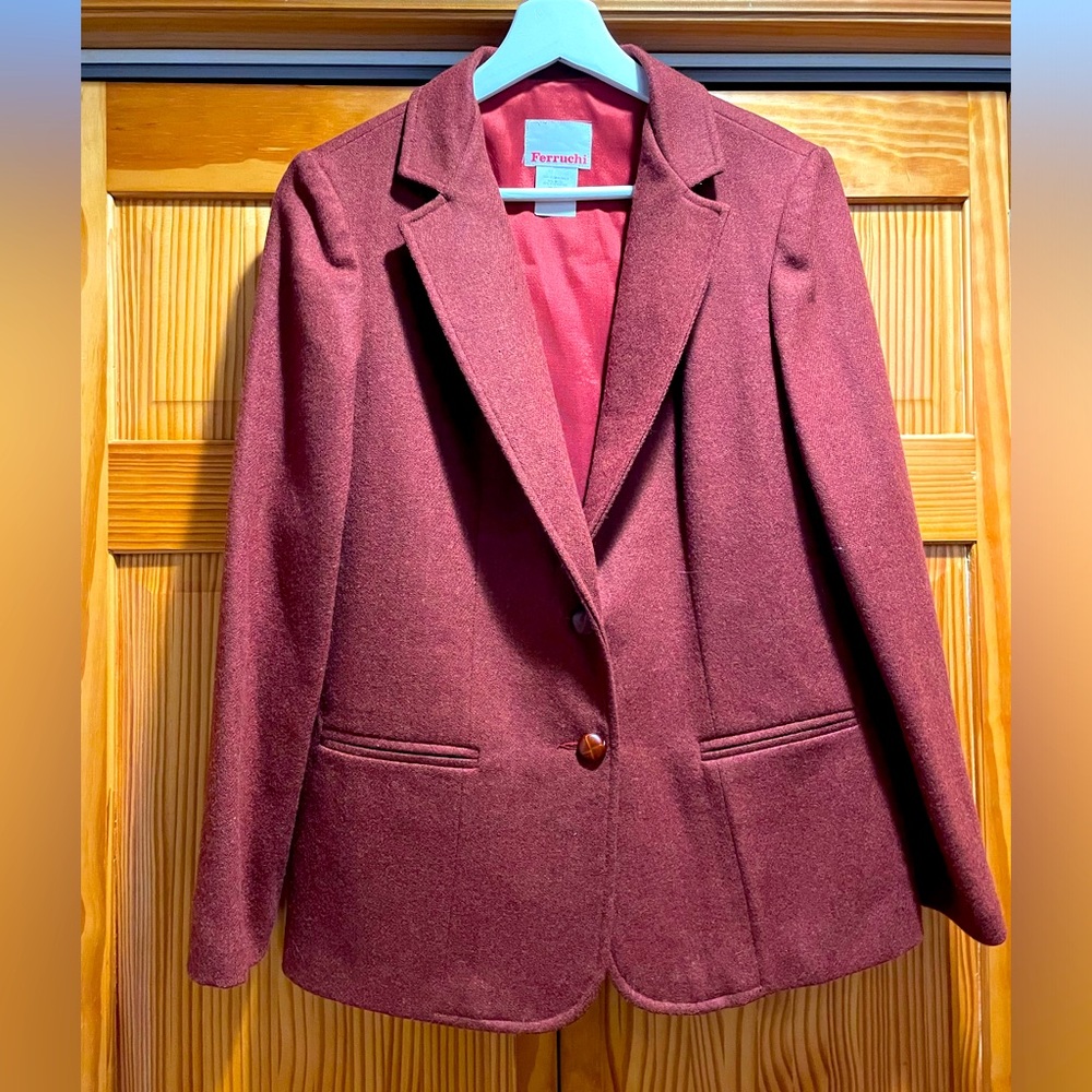 Vintage Ferruchi Wool Blazer